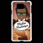 Coque Samsung Galaxy Alpha Mister Martinique Black