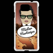 Coque Samsung Galaxy Alpha Mister Martinique Brun