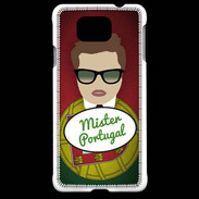 Coque Samsung Galaxy Alpha Mister Portugal Chatain