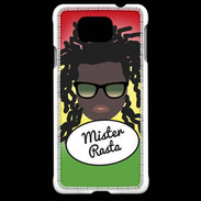 Coque Samsung Galaxy Alpha Mister Rasta Black
