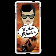 Coque Samsung Galaxy Alpha Mister Réunion Brun