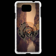 Coque Samsung Galaxy Alpha indien crane