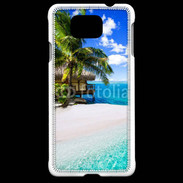 Coque Samsung Galaxy Alpha Petite île tropicale sur l'océan indien
