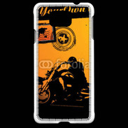 Coque Samsung Galaxy Alpha motorcycle rider background