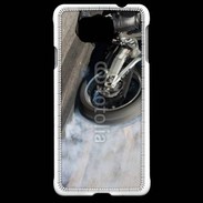 Coque Samsung Galaxy Alpha Roue en feu dragster 8