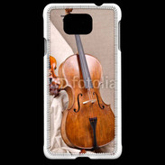 Coque Samsung Galaxy Alpha Violon et violoncelle 1