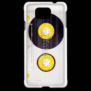 Coque Samsung Galaxy Alpha Cassette audio transparente 1