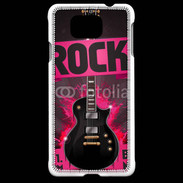 Coque Samsung Galaxy Alpha Festival de rock rose