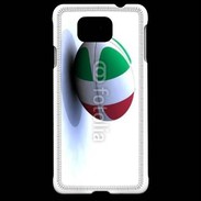 Coque Samsung Galaxy Alpha Ballon de rugby Italie