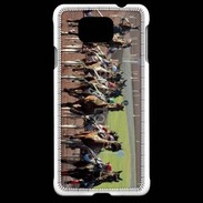 Coque Samsung Galaxy Alpha Arrivée de course de trot en sulky