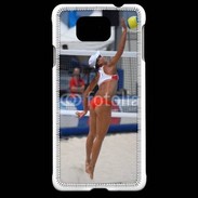 Coque Samsung Galaxy Alpha Beach Volley féminin 50