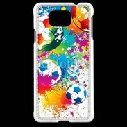 Coque Samsung Galaxy Alpha football en couleurs 800