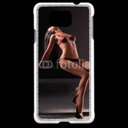 Coque Samsung Galaxy Alpha Body painting Femme