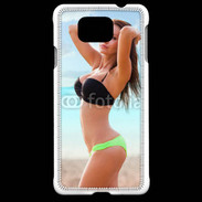 Coque Samsung Galaxy Alpha Belle femme à la plage 10