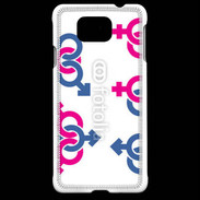 Coque Samsung Galaxy Alpha Symboles homme femme