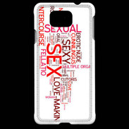 Coque Samsung Galaxy Alpha Nuage de mots sexy 2
