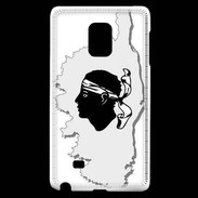 Coque Samsung Galaxy Note Edge Carte de la Corse avec tête 5
