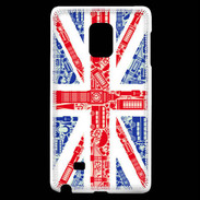 Coque Samsung Galaxy Note Edge Angleterre sur Drapeau 1
