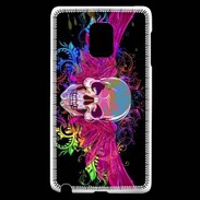 Coque Samsung Galaxy Note Edge Tête de mort design et colorée