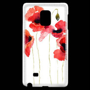 Coque Samsung Galaxy Note Edge Dessin de coquelicot