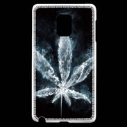 Coque Samsung Galaxy Note Edge Feuille de cannabis en fumée