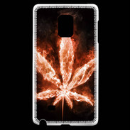 Coque Samsung Galaxy Note Edge Cannabis en feu