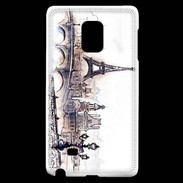 Coque Samsung Galaxy Note Edge Vintage Paris en dessin