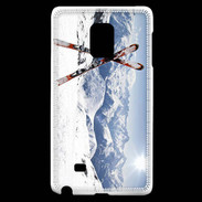 Coque Samsung Galaxy Note Edge Paire de ski en montagne