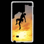 Coque Samsung Galaxy Note Edge Escalade au couché de soleil 10