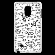 Coque Samsung Galaxy Note Edge Mélange de mots