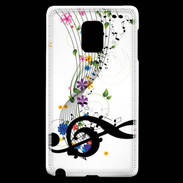 Coque Samsung Galaxy Note Edge Farandole de notes de musique 1