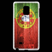 Coque Samsung Galaxy Note Edge Drapeau Portugal imitation bois