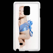 Coque Samsung Galaxy Note Edge Bébé ruban bleu