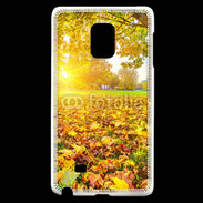 Coque Samsung Galaxy Note Edge Paysage d'automne ensoleillé