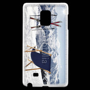 Coque Samsung Galaxy Note Edge transat et skis neige