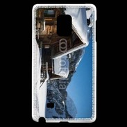 Coque Samsung Galaxy Note Edge Chalet enneigé