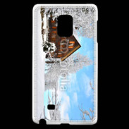 Coque Samsung Galaxy Note Edge Chalet enneigé 2