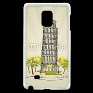 Coque Samsung Galaxy Note Edge Tour de Pise en dessin