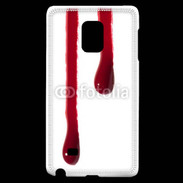 Coque Samsung Galaxy Note Edge Gouttes de sang