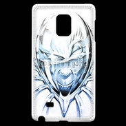 Coque Samsung Galaxy Note Edge Monstre en dessin bleu