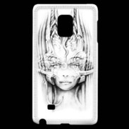 Coque Samsung Galaxy Note Edge Guerrière en dessin 10