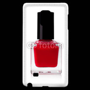Coque Samsung Galaxy Note Edge Vernis rouge esthéticienne