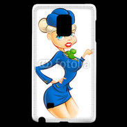 Coque Samsung Galaxy Note Edge Hôtesse de l'air