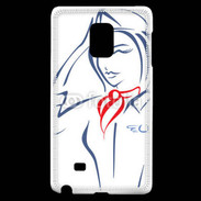 Coque Samsung Galaxy Note Edge Hôtesse de l'air 4