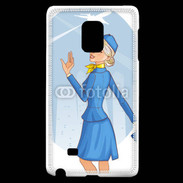 Coque Samsung Galaxy Note Edge Hôtesse de l'air 6