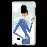 Coque Samsung Galaxy Note Edge Hôtesse de l'air 8