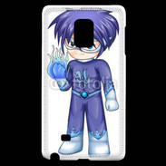 Coque Samsung Galaxy Note Edge Chibi style illustration of a superhero