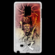 Coque Samsung Galaxy Note Edge Visage de guerrier en dessin 60