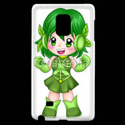 Coque Samsung Galaxy Note Edge Chibi style illustration of a super-heroine 26