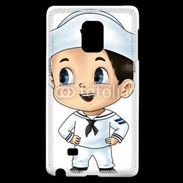 Coque Samsung Galaxy Note Edge Cute cartoon illustration of a sailor